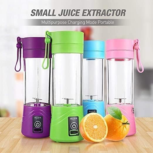 6 Blade Juicer Blender – USB Rechargeable Portable Mixer for Fresh Juice, Smoothies & Shakes