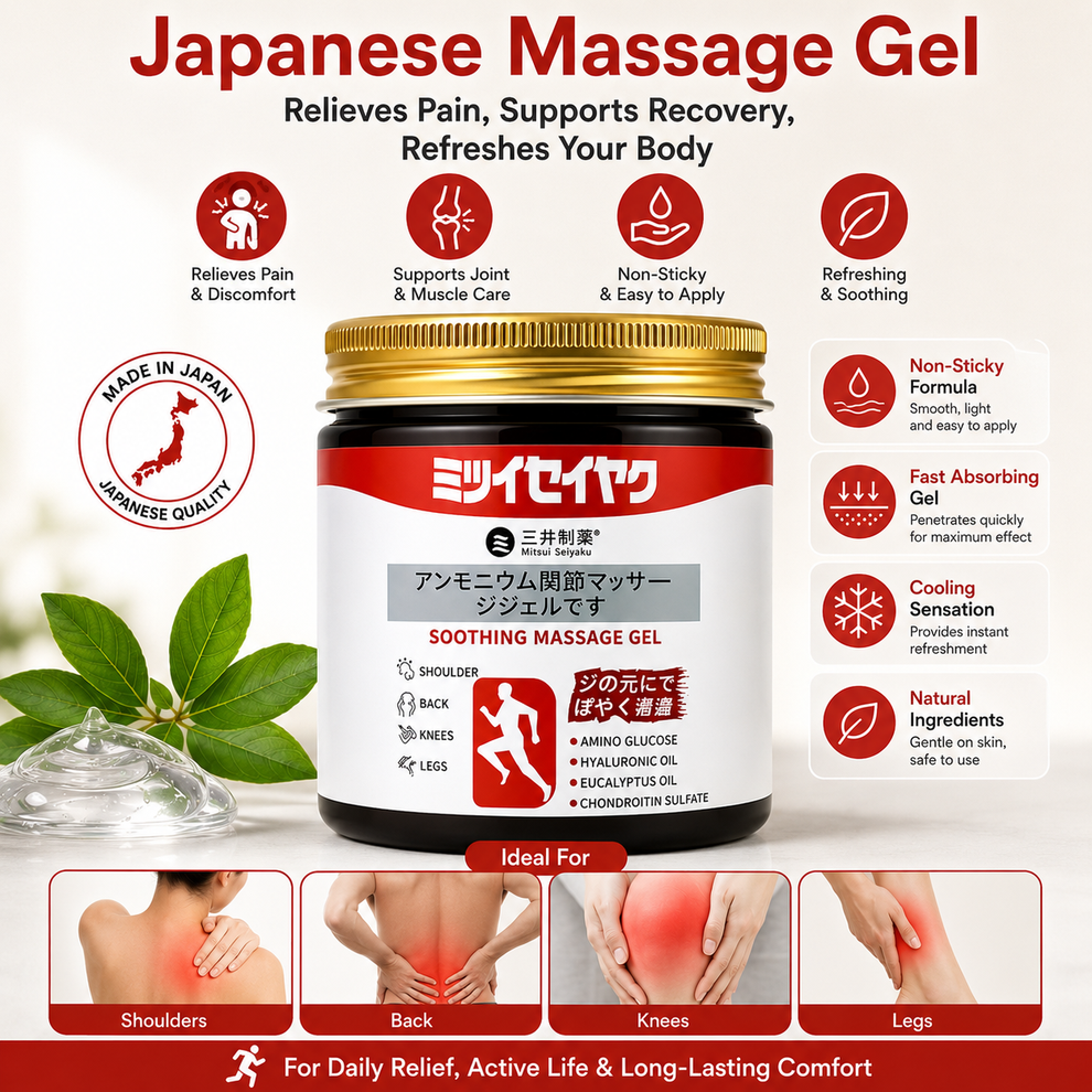 Japanese Instant Pain Relief Soothing Massage Gel (BUY 1 GET 1)