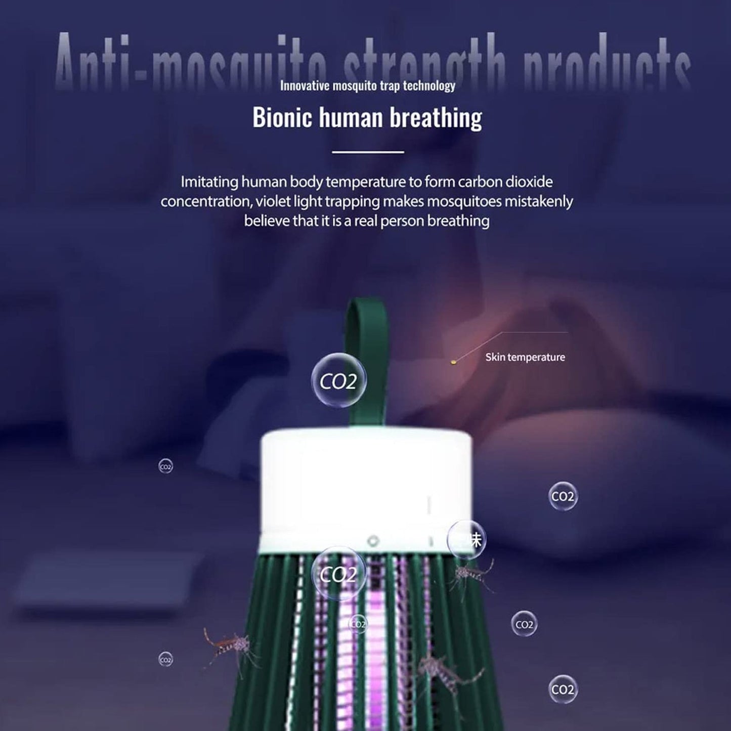 MachiKill™ Rechargeable Mosquito Killer Lamp